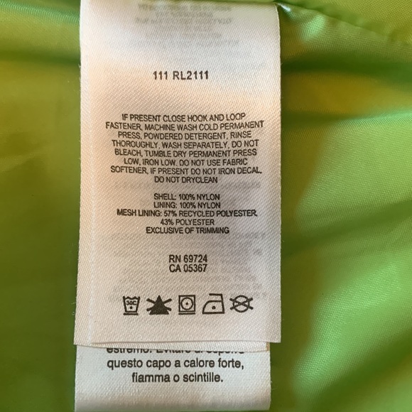 Women’s Columbia Omni Tech Hooded Green White Waterproof Jacket - Size Small - Picture 6 of 7